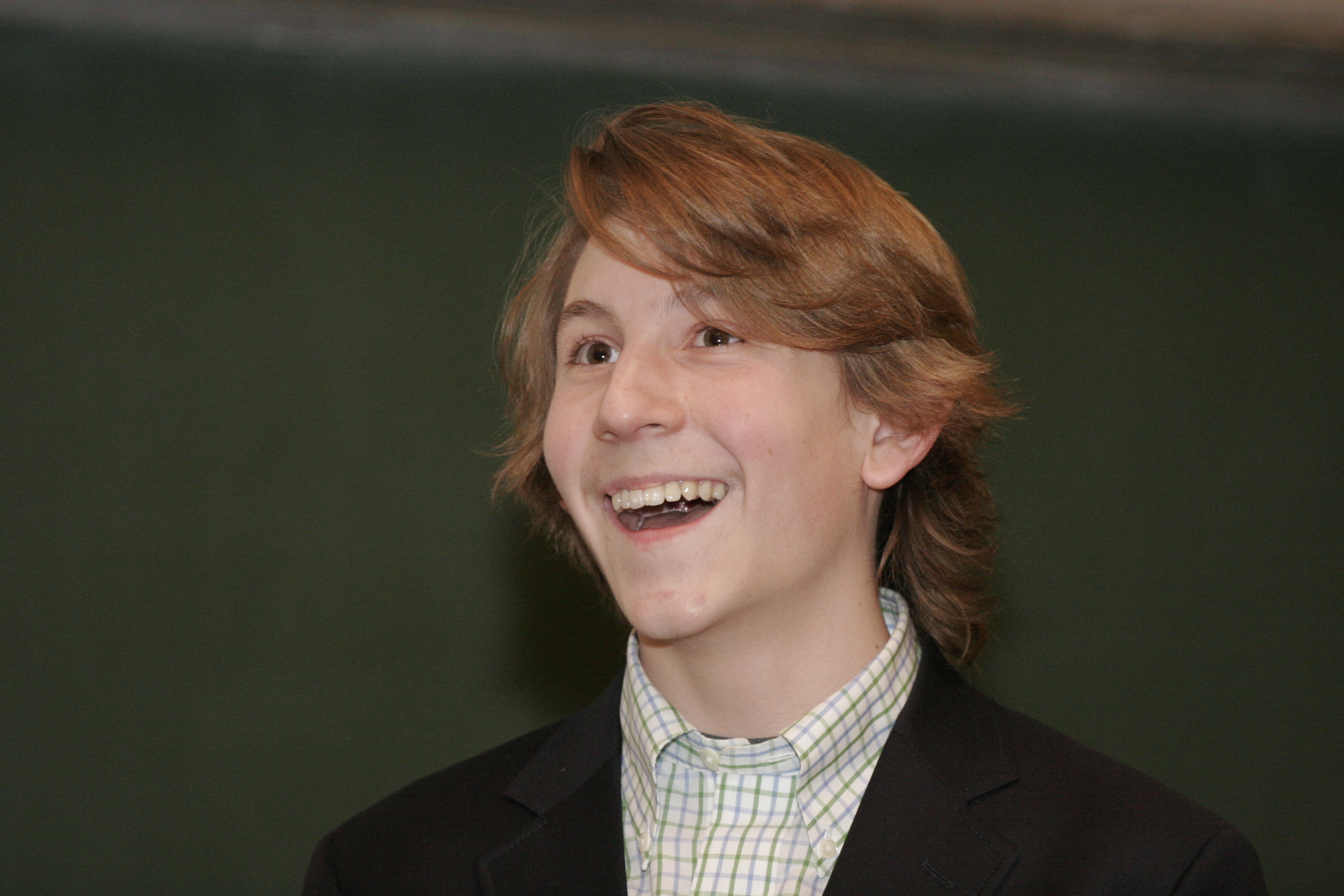 Erik Per Sullivan receiving the 'James Joyce Award' (2007) Malcolm in