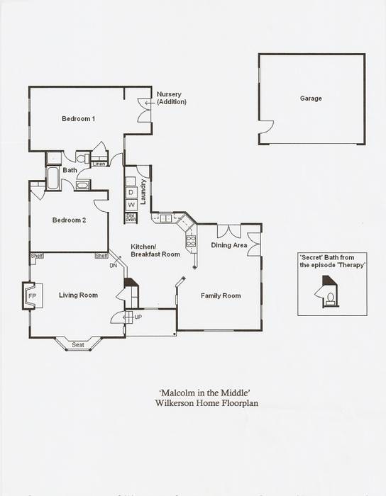 The Wilkerson house: floor plan