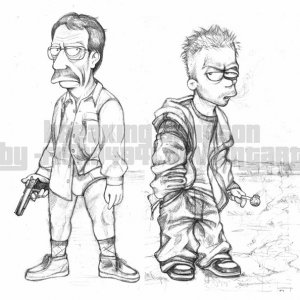 'Breaking Bad' - 'The Simpsons' mash-up by *cpn-blowfish