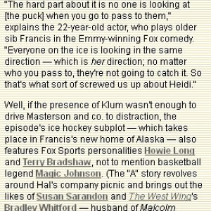 TV Guide online, February 1, 2002
