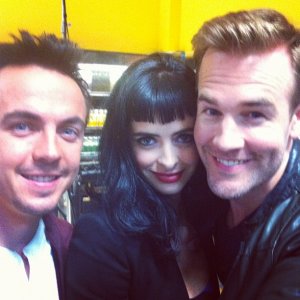 Frankie Muniz with Krysten Ritter and James Van Der Beek
