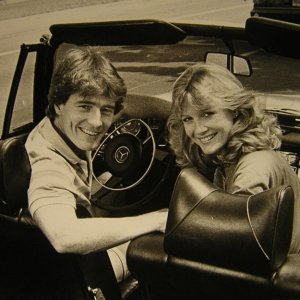 Bryan Cranston with 'Loving' co-star Pamela Bowen, 1984