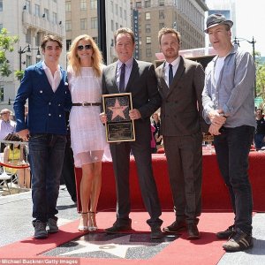 Bryan Cranston receives Hollywood Walk of Fame star