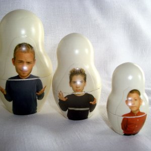 Malcolm in the Middle official Season 3 nesting dolls