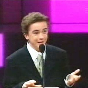 Frankie Muniz presenting the Logie Awards, April 28, 2002