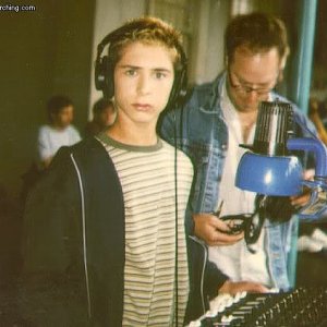 Justin Berfield snapped at some event