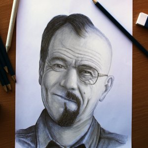 Bryan Cranston as Hal/Heisenberg by AtomiccircuS (Dino Tomic)