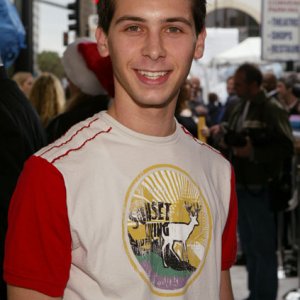 Justin Berfield at 'The Polar Express' Premiere