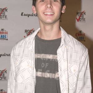 Justin Berfield at Young Hollywood 'Rock The Vote' Party