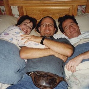 Todd Holland 'directing' Jane Kaczmarek and Bryan Cranston