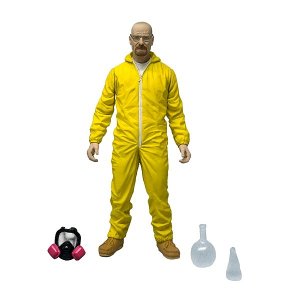 Mezco Walter White Heisenberg yellow hazmat action figure