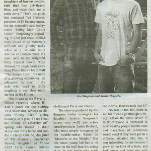 Justin Berfield, Tolucan Times, August 17, 2005