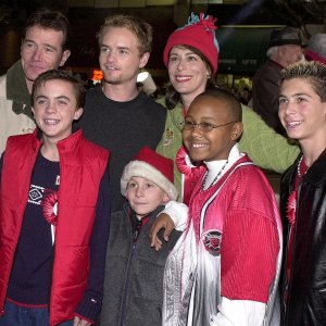 The Malcolm cast at the Hollywood Christmas Parade