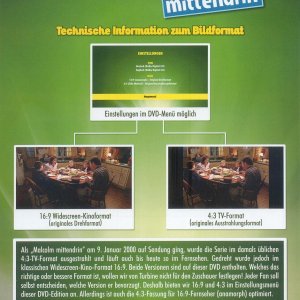 German Season 1 DVD inlay sheet