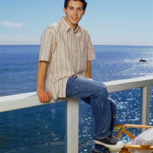 Justin Berfield at and around his Malibu beachside condo