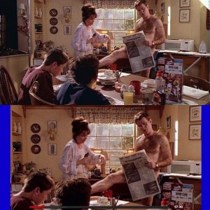 1x01 The Pilot Screen Capture Widescreen Comparison