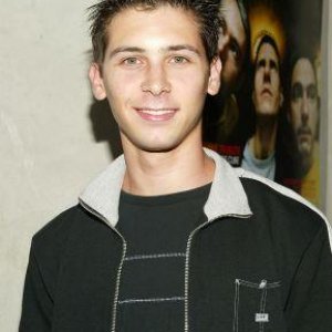 Justin Berfield at Ashlee Simpson's debut album release party