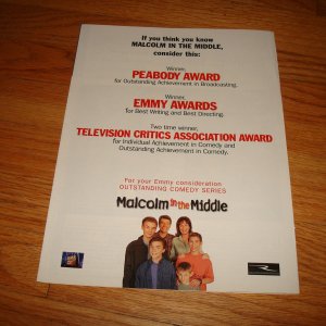 Emmy Awards promotional materials