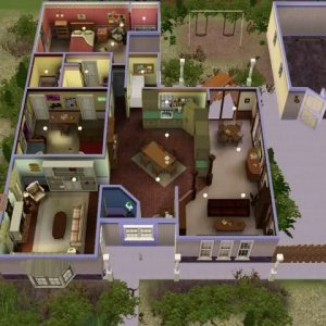 The Wilkerson House: virtual Sims3 3D-recreation by CarynColleen