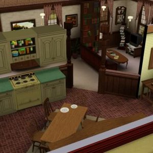 The Wilkerson House: virtual Sims3 3D-recreation by CarynColleen