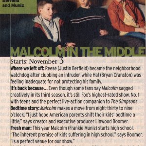 "TV Guide" magazine, Season 4 preview, October (?) 2002