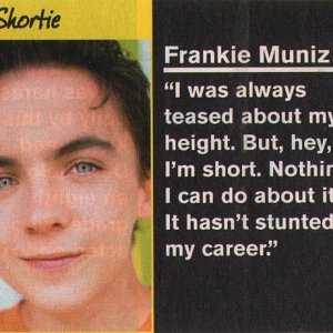 Frankie Muniz, unknown magazine, June 10, 2002