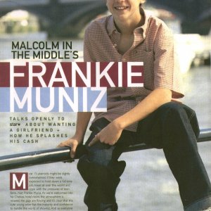 Frankie Muniz, British "Star" magazine, June 2001