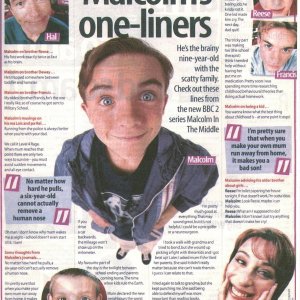 British "Sunday magazine", Spring (?) 2001