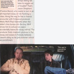 Frankie Muniz, 'Big Fat Liar', unknown magazine, 2002