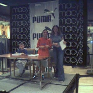 Frankie and Erik at the signing session at Macy's