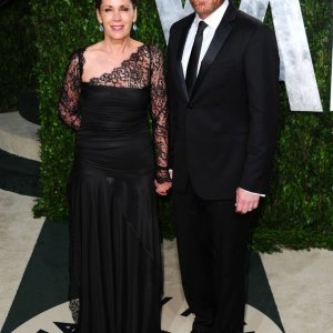 Bryan Cranston and wife Robin Dearden at the 2012 Vanity Fair Oscar Party