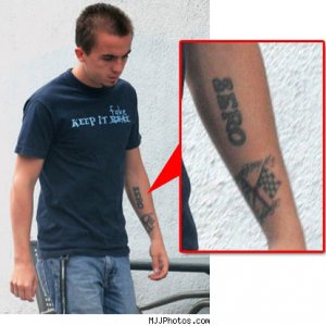 Frankie Muniz TMZ Tattoo July 2007