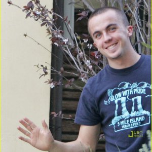 Frankie Muniz in his Garage