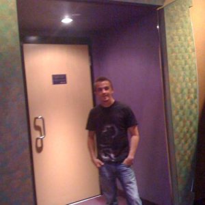 Frankie Muniz - At Theater Seeing Taken