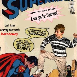 Superman comic strip parody