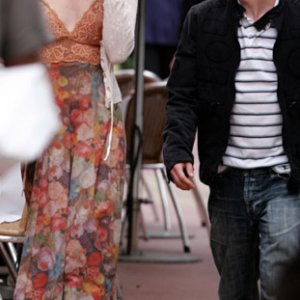 Frankie Muniz with a Fan in Miami