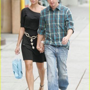 Frankie Muniz and Elycia Marie Shopping at Kitson