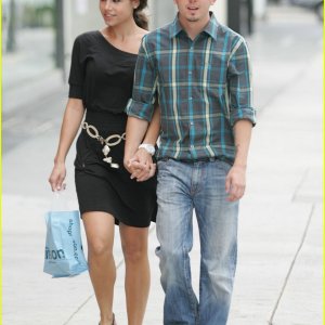 Frankie Muniz and Elycia Marie Shopping at Kitson