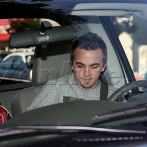 Frankie Muniz Lunch at Mandarette Chinese Cafe