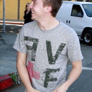 Frankie Muniz Lunch at Mandarette Chinese Cafe