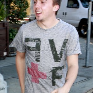 Frankie Muniz Lunch at Mandarette Chinese Cafe