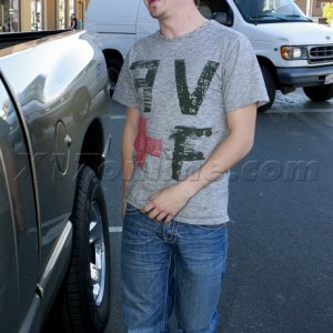 Frankie Muniz Lunch at Mandarette Chinese Cafe