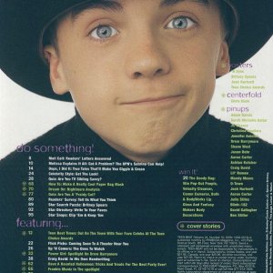 "Teen Beat" magazine, October 2001