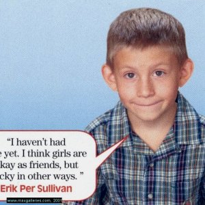 Erik about 'girlfriends'. "Bop" magazine, February 2001