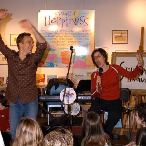 Jane Kaczmarek and Bradley Whitford Launch A World Of Happiness CD