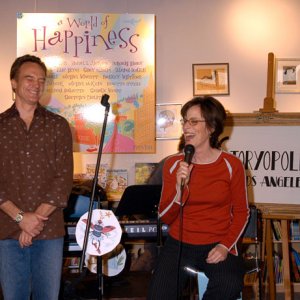 Jane Kaczmarek and Bradley Whitford Launch A World Of Happiness CD