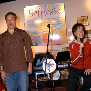 Jane Kaczmarek and Bradley Whitford Launch A World Of Happiness CD