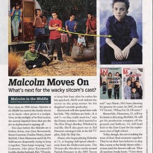 TV Guide article, May 8, 2006