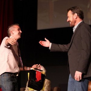 Frankie Muniz and Bryan Cranston at Father's Day Salute To TV Dads