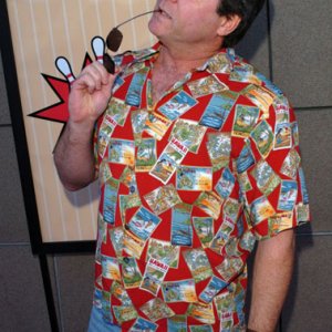 Linwood Boomer at 100th Episode Bowling Party